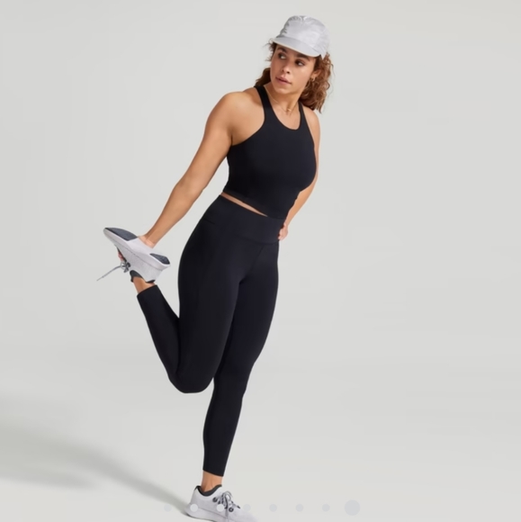 allbirds Women's Natural Black Compressive Legging - Picture 3 of 15